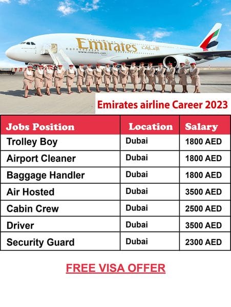 Jobs in Dubai Airport 2023 (100+ Apply Online)