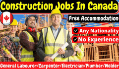 Construction worker job in Canada
