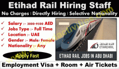 Jobs at Etihad Rail Ground Staff