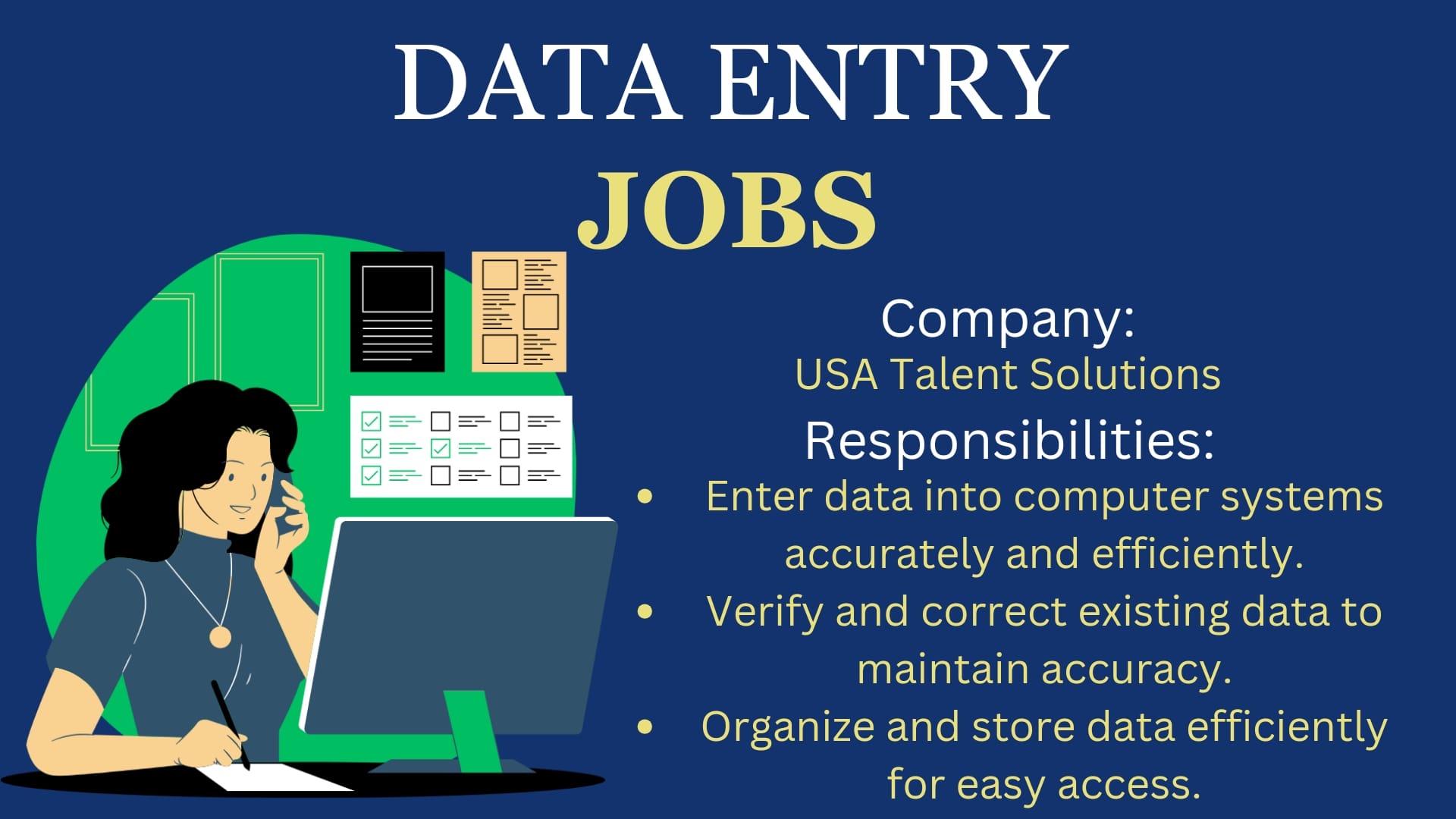 Data Entry Clerk jobs in USA
