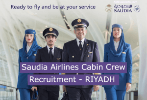 Saudi Airlines Careers cabin crew