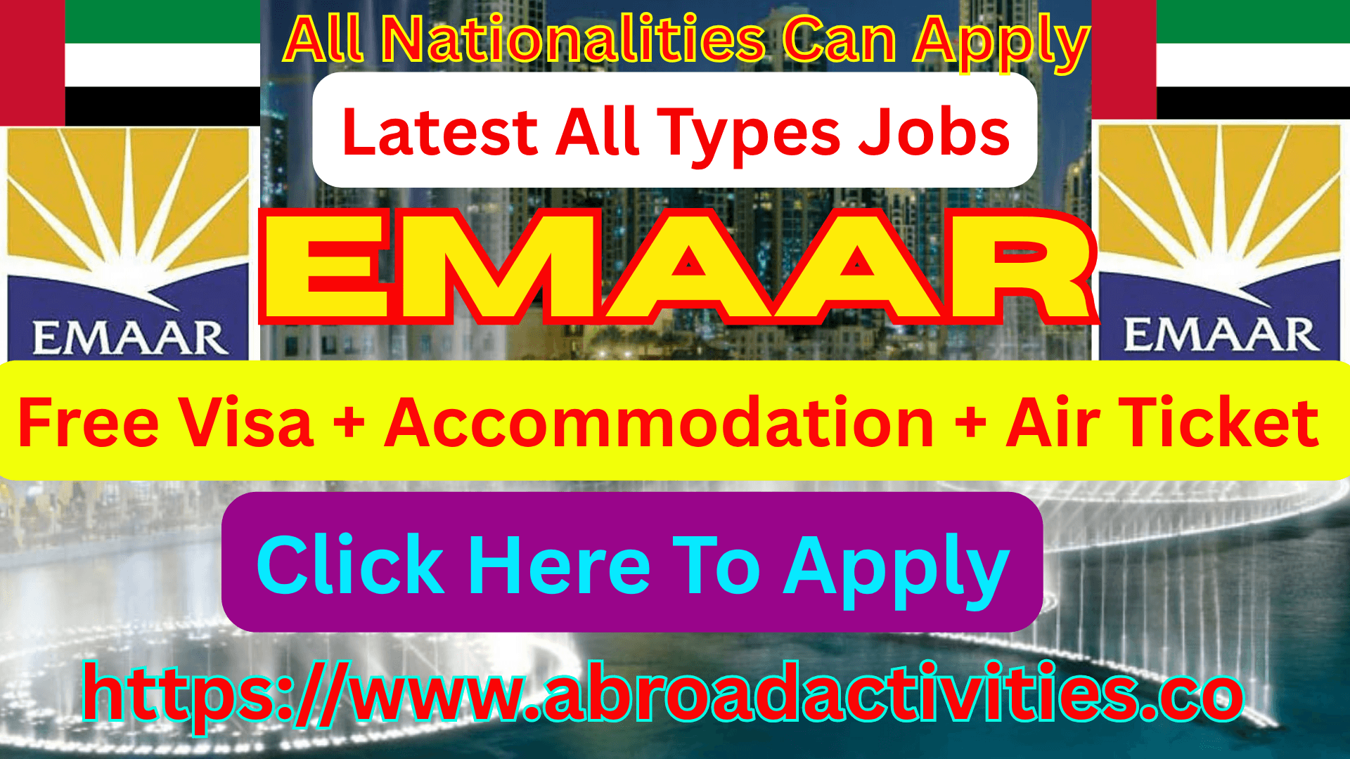 Emaar Careers in Hospitality in UAE