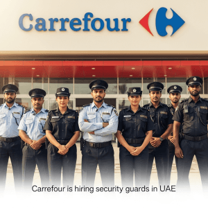 Carrefour hiring security guard in UAE