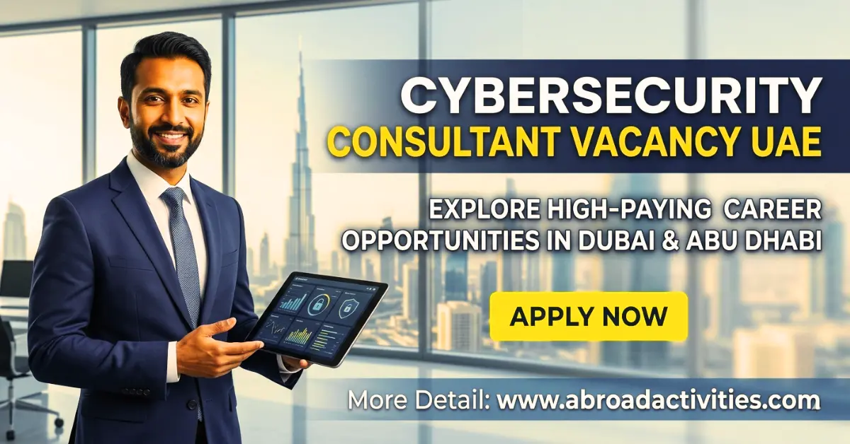 Cybersecurity Consultant Vacancy UAE