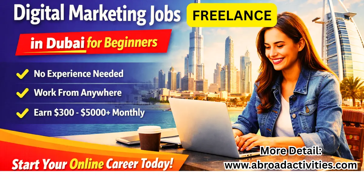 Freelance Digital Marketing Jobs in Dubai for beginners