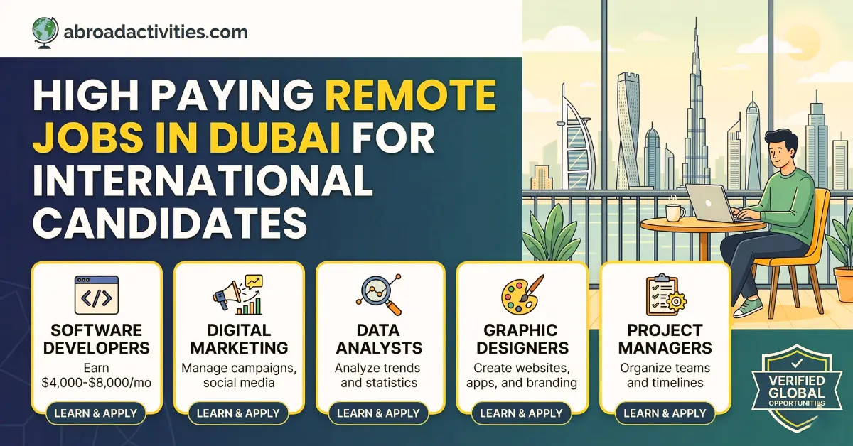 High-Paying Remote Jobs in Dubai for International Candidates