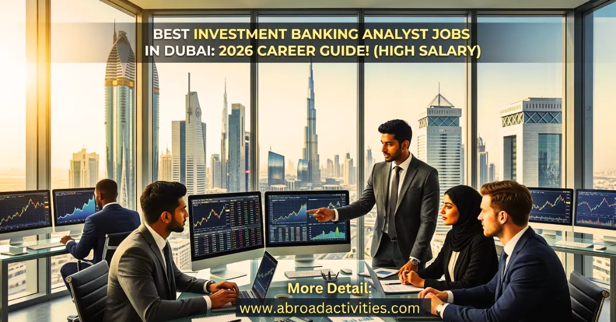 Investment Banking Analyst Jobs in Dubai