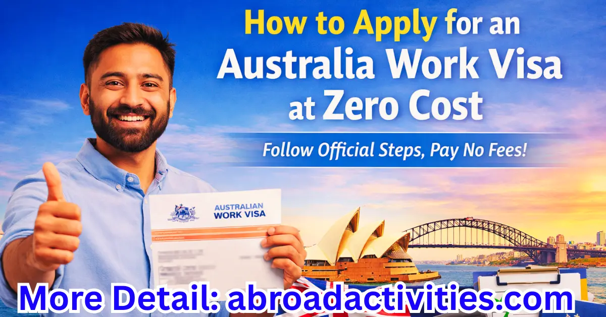 How to Apply for an Australia Work Visa at Zero Cost