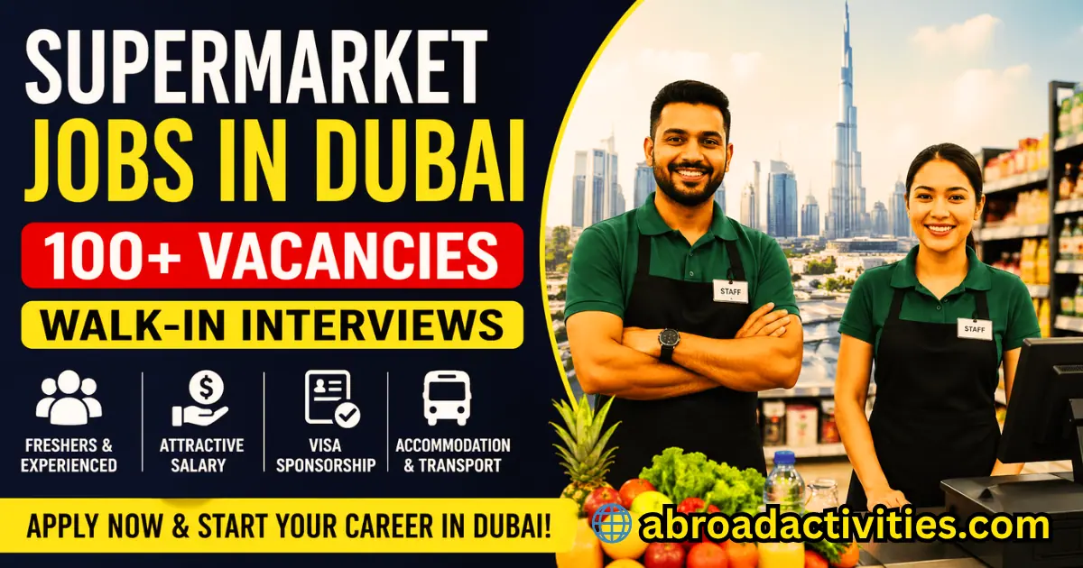 Supermarket Jobs in Dubai 2026