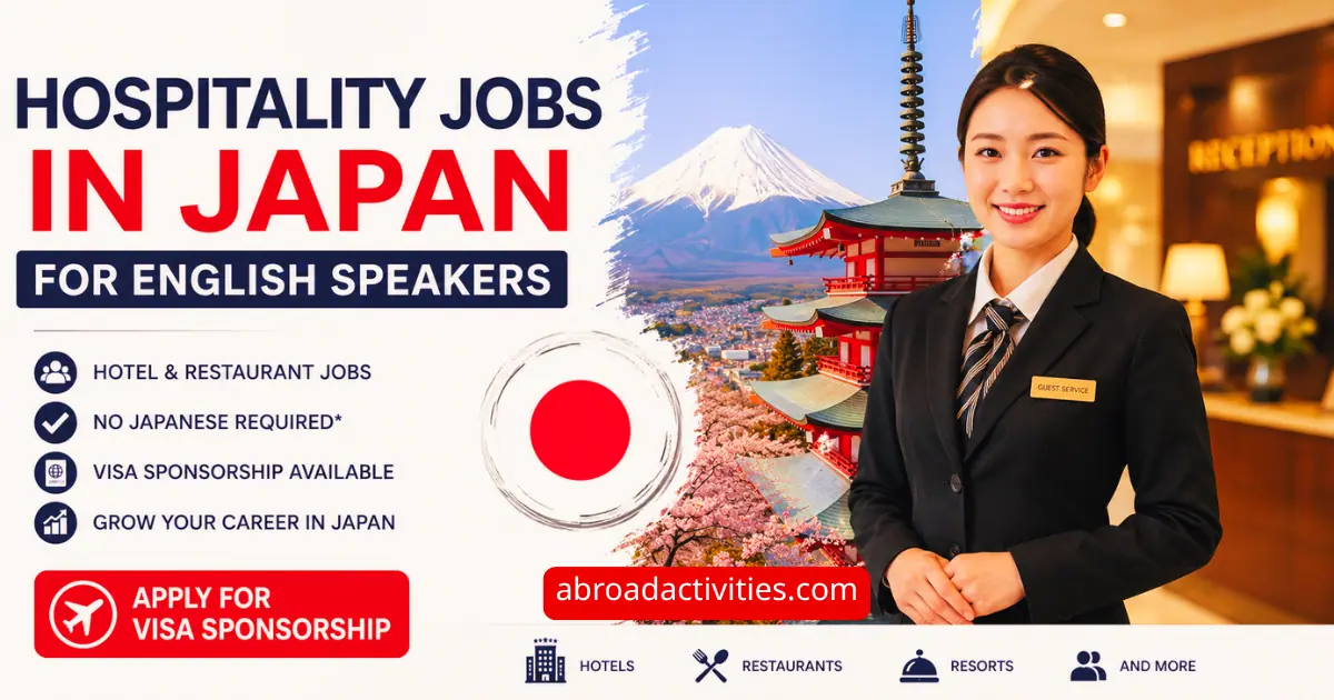Hospitality Jobs in Japan for English Speakers