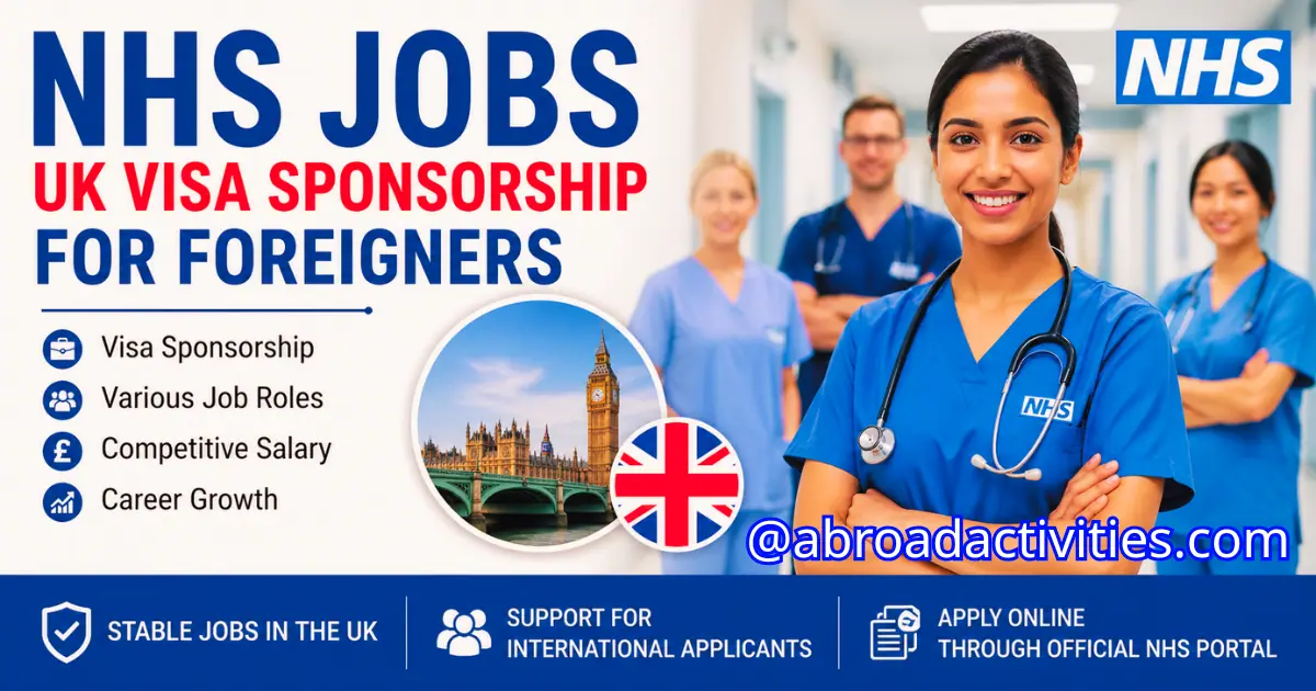 NHS Jobs UK Visa Sponsorship for Foreigners