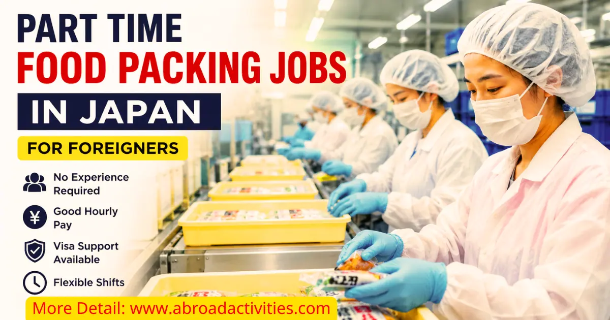 Part Time Food Packing Jobs in Japan for Foreigners