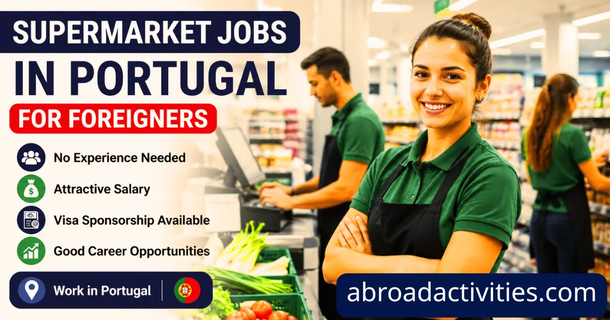 Supermarket Jobs in Portugal for Foreigners