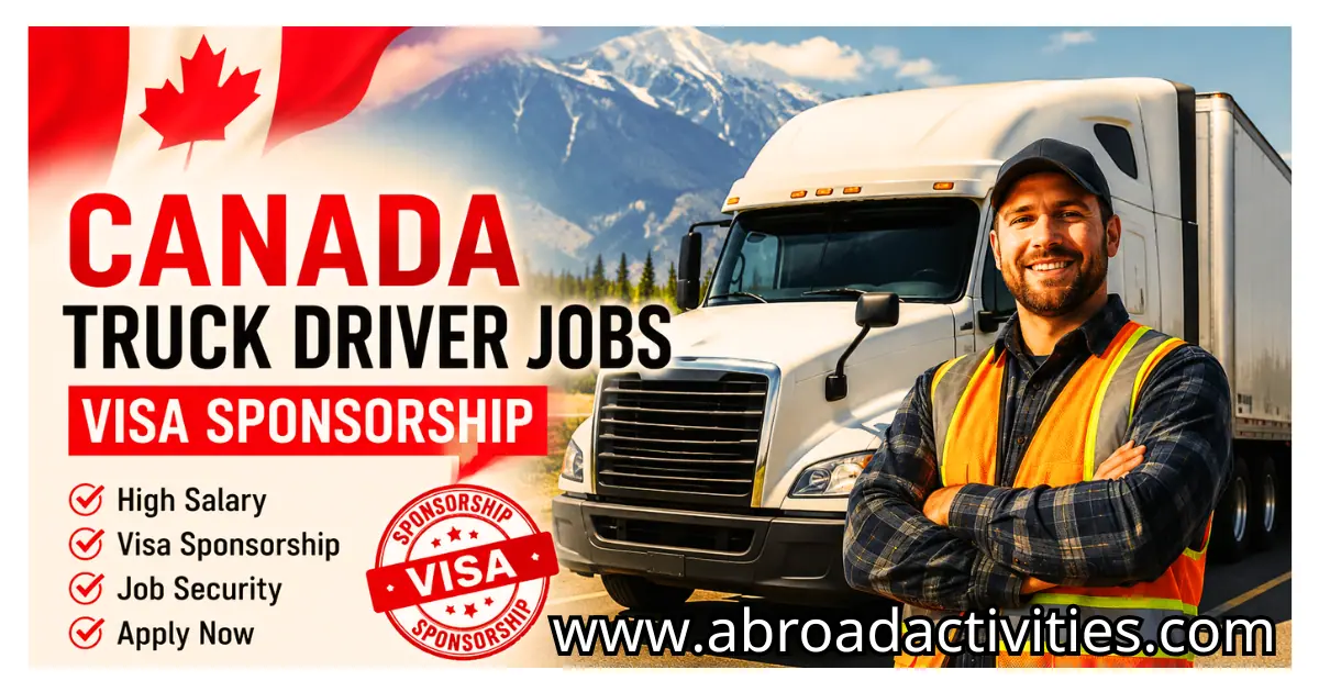 Canada Truck Driver Jobs Visa Sponsorship