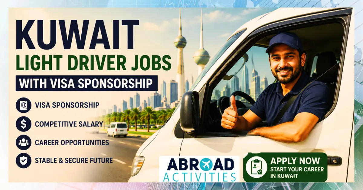 Kuwait Light Driver Jobs with Visa Sponsorship