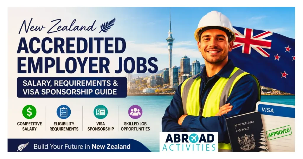 New Zealand Accredited Employer Jobs visa sponsorship guide for foreign workers