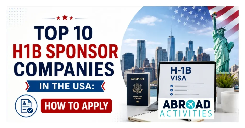 Top 10 H1B Sponsor Companies in the USA (2026 Update): How to Apply