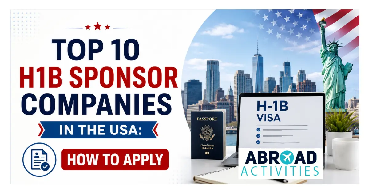 Top 10 H1B Sponsor Companies in the USA (2026 Update): How to Apply